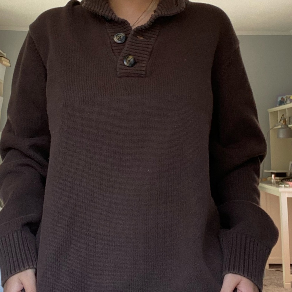 Tommy Hilfiger vintage brown sweater!!
